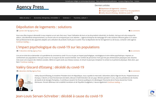 Agency press | Agency Press