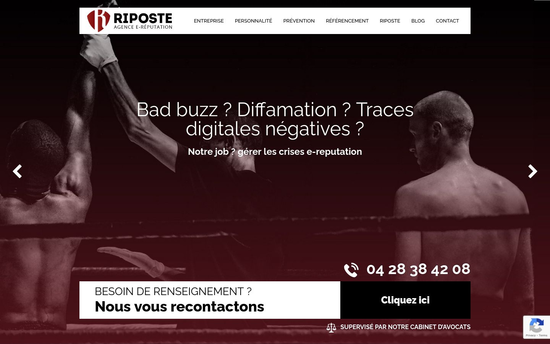 Ereputation riposte | Agence ERéputationRiposte