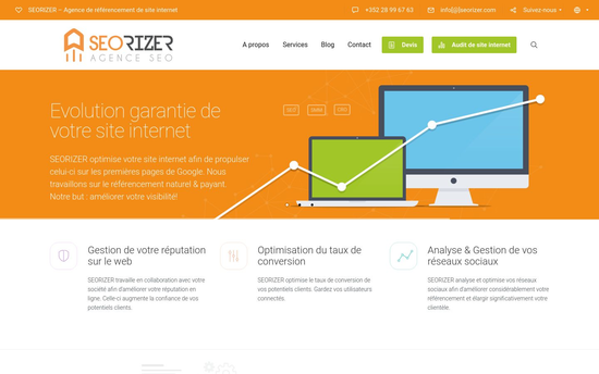 Seorizer | SEORIZER agence de référencement de site internet. SEO SMO