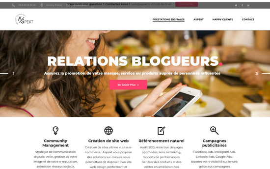 Aspekt | Communication Digitale à Annecy, HauteSavoie Aspekt
